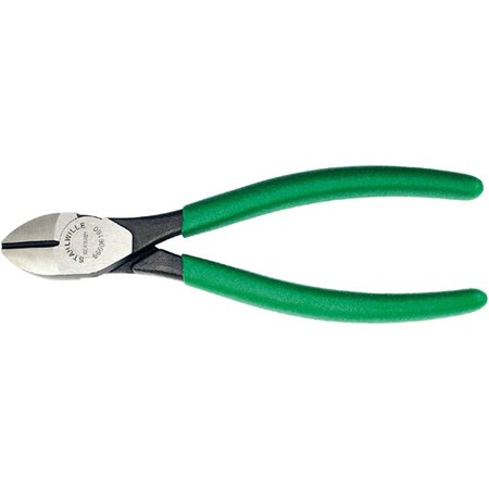 STAHLWILLE TOOLS Side cutter standard bevel L.160 mm head polished handles dip-coated with suregrip surface 66006160